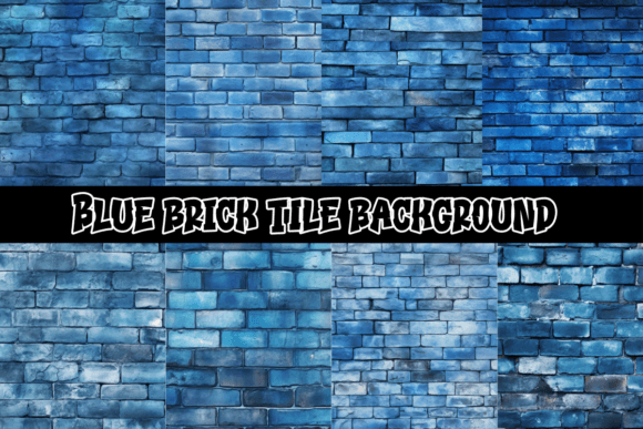 Blue Brick Tile Backgrounds: The Textured Foundation Your Designs Need