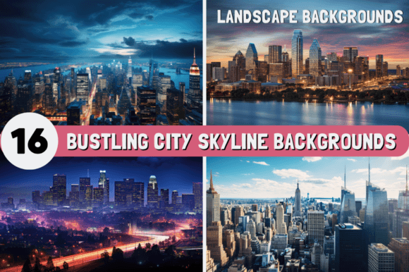 City Skyline Backgrounds: Capturing Urban Energy