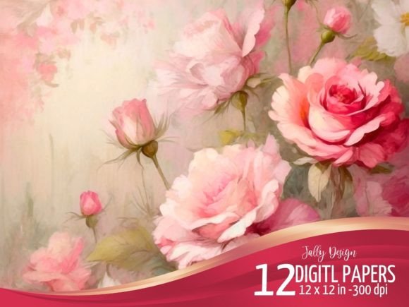 Exploring the Versatility of Pink and White Shabby Floral Backgrounds