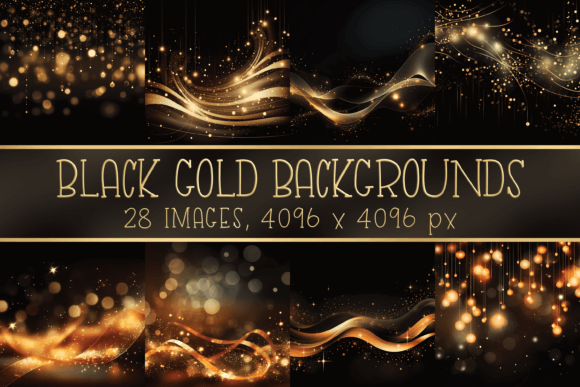 Mastering Visual Impact with Elegant Black Gold Backgrounds