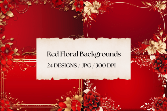 Red Floral Backgrounds: Your Toolkit for Vibrant Design