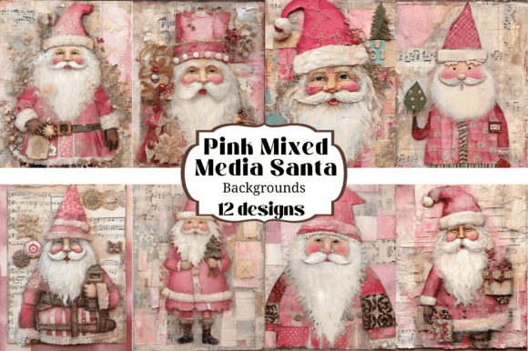 Revamp Your Holiday Projects with Pink Christmas Santa Papers