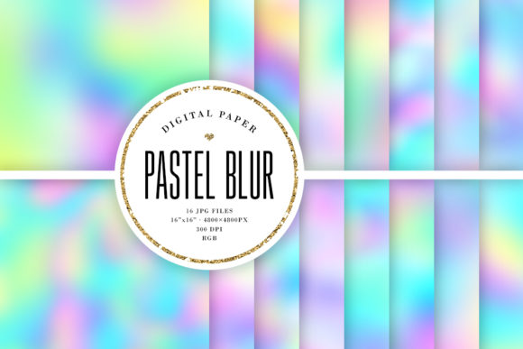 Soft Focus: Using Pastel Blur Abstract Backgrounds in Your Work