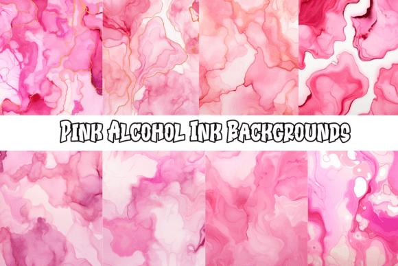 The Allure of Pink Alcohol Ink Backgrounds