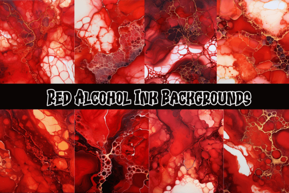 Unleashing Creativity: The Power of Red Alcohol Ink Backgrounds