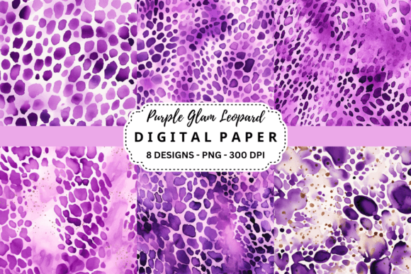 Unleashing Your Wild Side: The Versatility of Purple Glam Leopard Backgrounds