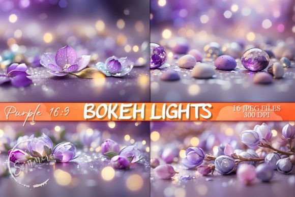 Unlock Creative Depth with Purple Bokeh Light Backgrounds