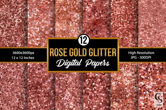 Unlock Creativity with Rose Gold Glitter Seamless Backgrounds